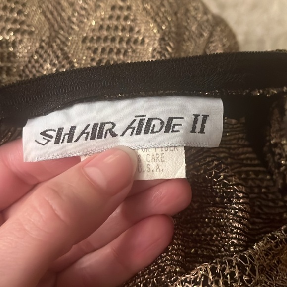 Beautiful Vintage Gold Sheer Dress - Picture 6 of 15